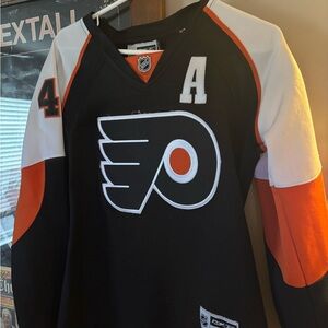Philadelphia Flyers Reebok Black Hockey Jersey
